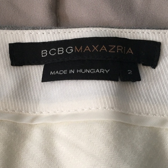 BCBGMaxAzaria Grey Tabitha Wide-Leg Dress Pant - Picture 5 of 8